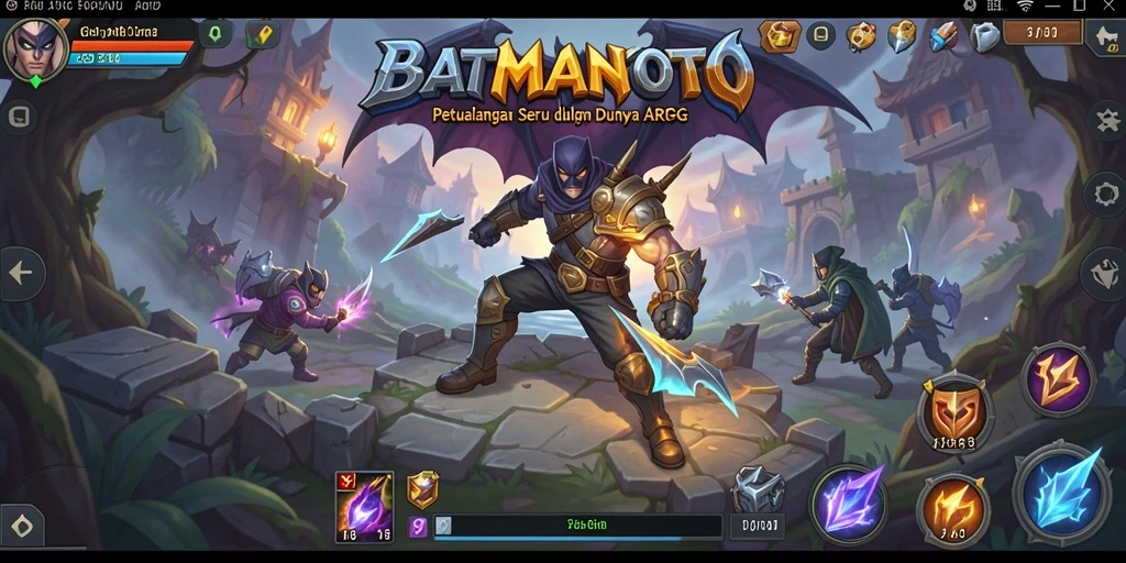 Gameplay seru dengan pertarungan dinamis di BATMANTOTO.