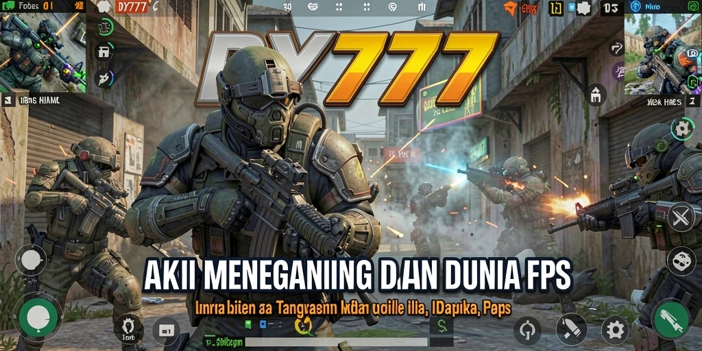 Gameplay DY777 yang menegangkan di medan perang FPS.