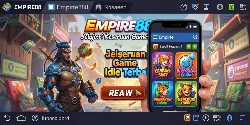 Tampilan gameplay seru di EMPIRE88 saat membangun kerajaan Anda.