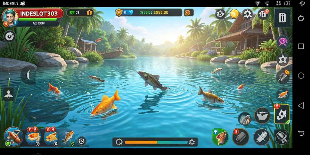 Tangkapan ikan besar dalam gameplay INDESLOT303 yang seru.