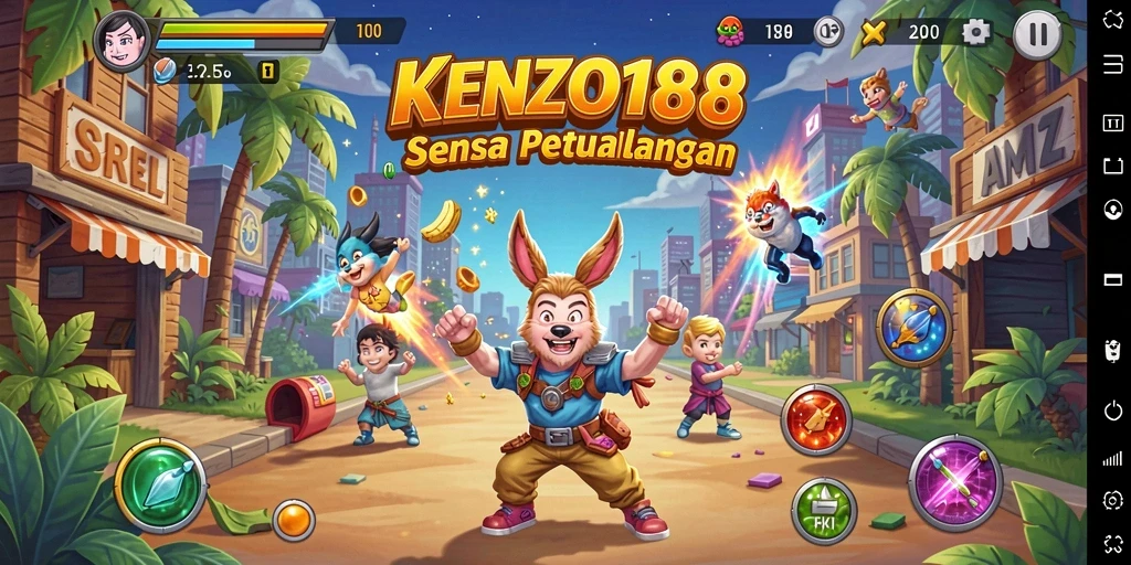 Tampilan gameplay arcade KENZO188 yang menarik dan penuh aksi.