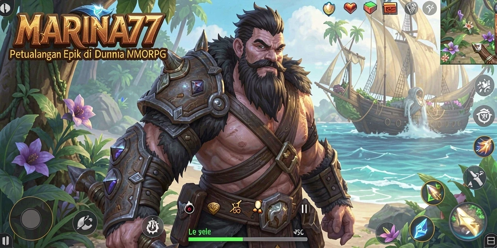 Tampilan gameplay epik dari MARINA77 yang menampilkan aksi seru.