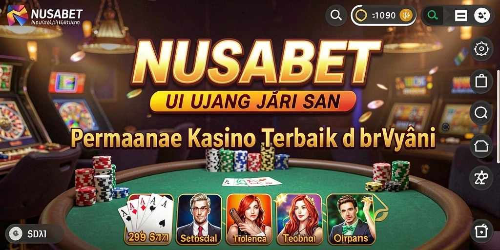 Tampilan gameplay NUSABET yang menarik dan seru.