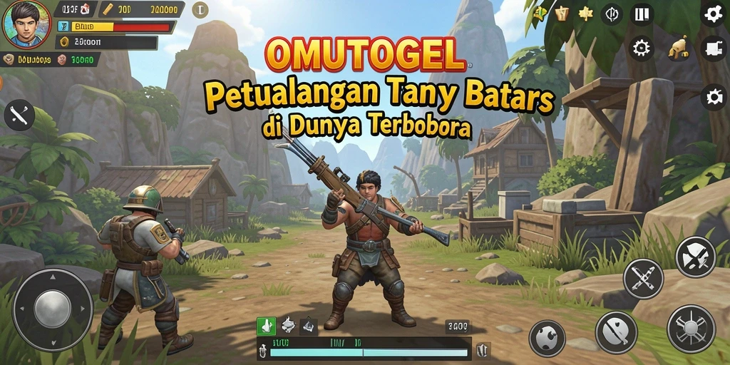 Screenshot OMUTOGEL menampilkan gameplay Open World yang menakjubkan.