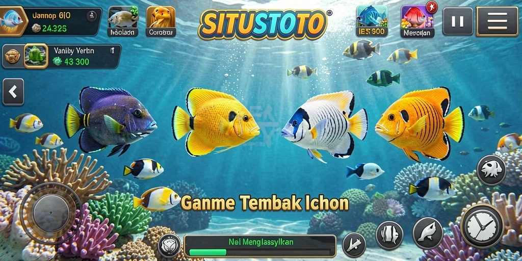 Gameplay seru di SITUSTOTO menangkap ikan.