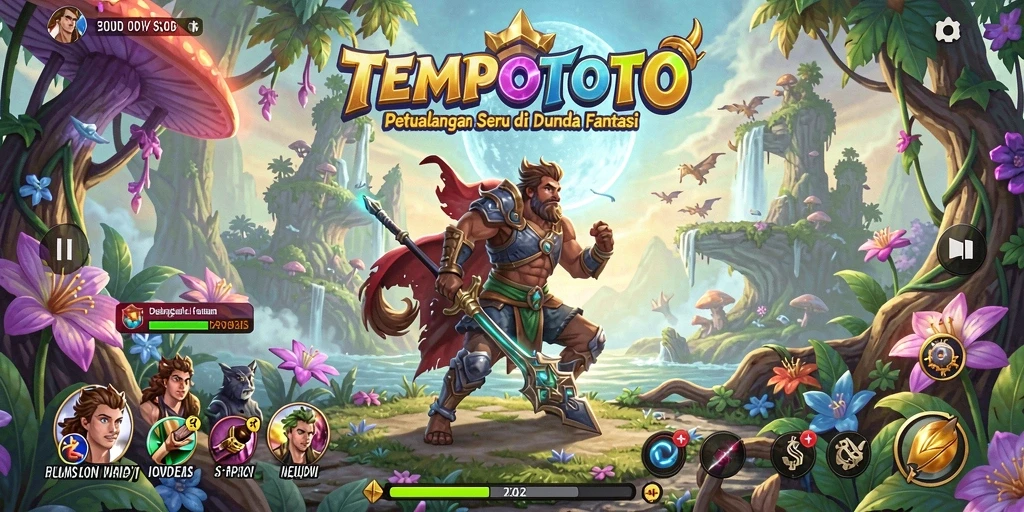 Gameplay seru TEMPOTOTO dengan petualangan penuh misteri di dunia fantasi.